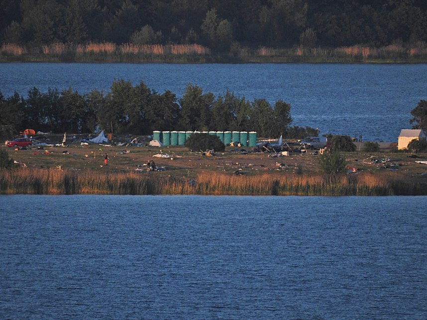Peter Blei unterwegs in Bitterfeld