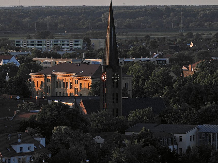Peter Blei unterwegs in Bitterfeld