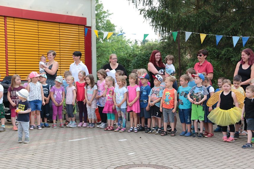 Die Kinder hatten ein kleines Programm einstudiert.