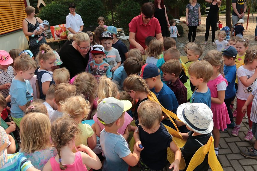Die Kinder hatten ein kleines Programm einstudiert.