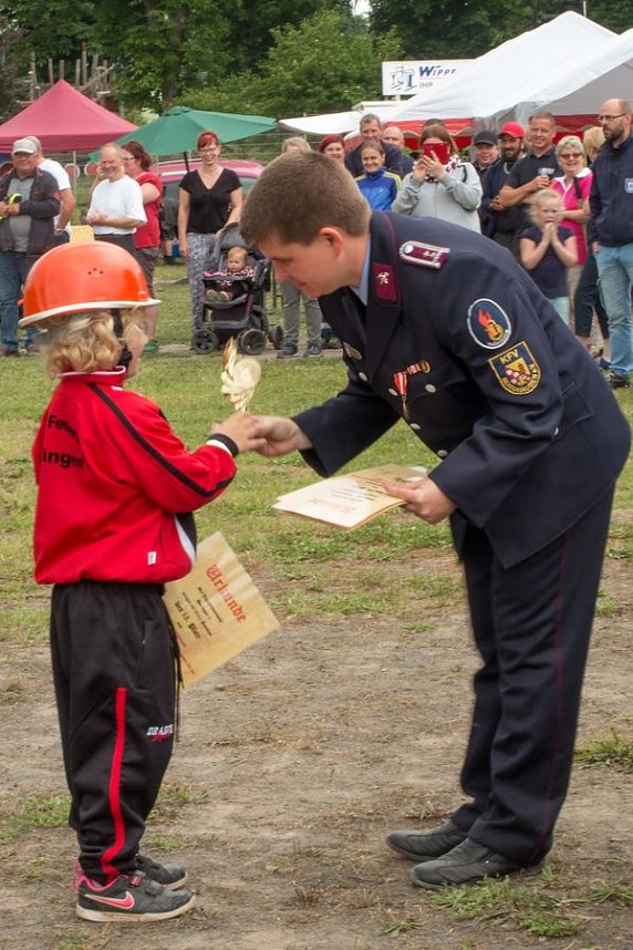 Die Kleinsten zeigten ihr K&ouml;nnen
