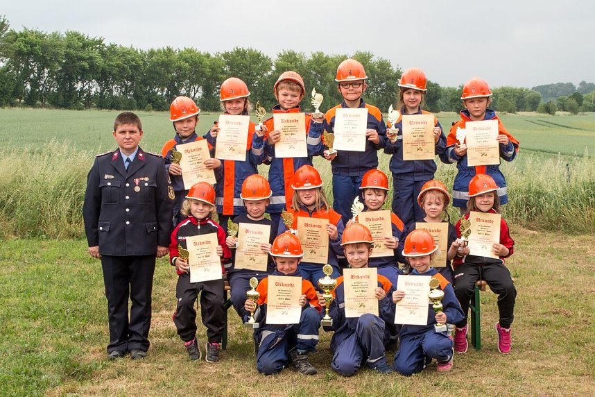 Die Kleinsten zeigten ihr K&ouml;nnen