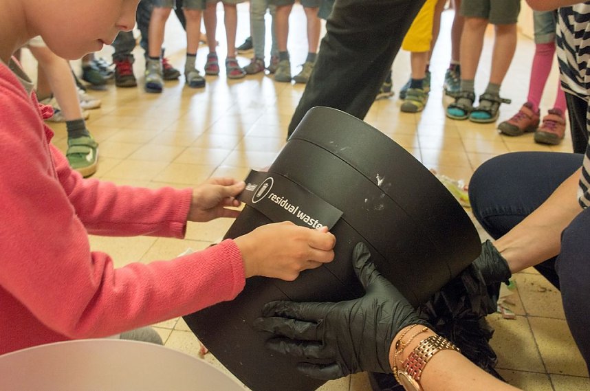 Abfall-Projekt in der Evangelischen Grundschule