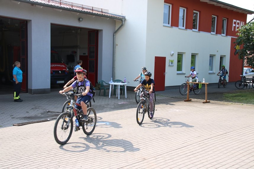 Fahr Rad, aber sicher! - Aktionstag in der Gemeinde Harztor