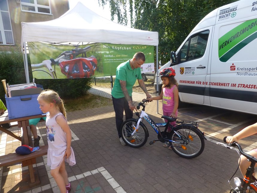 Fahr Rad, aber sicher! - Aktionstag in der Gemeinde Harztor
