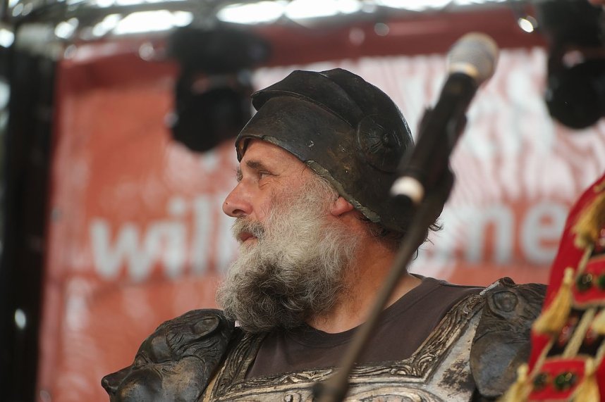 Das 50. Rolandsfest ist er&ouml;ffnet - der Roland von Perleberg