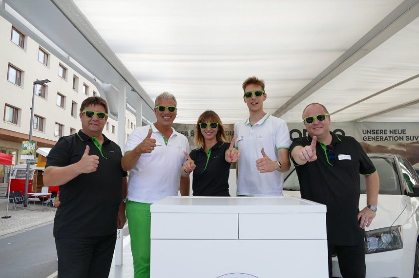 Spiel, Spa&szlig; & Spannung bei der Skoda-Roadshow