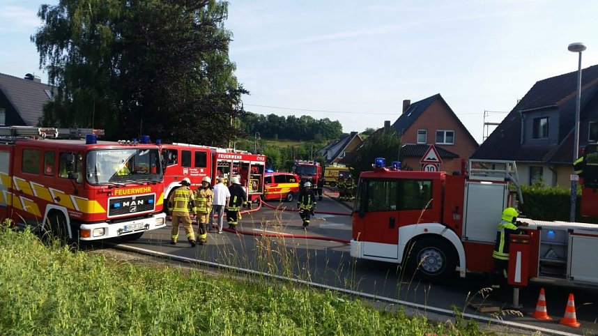 Dachgeschoss in Neustadt brannte