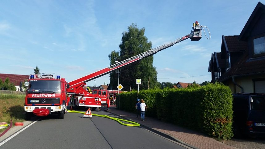 Dachgeschoss in Neustadt brannte