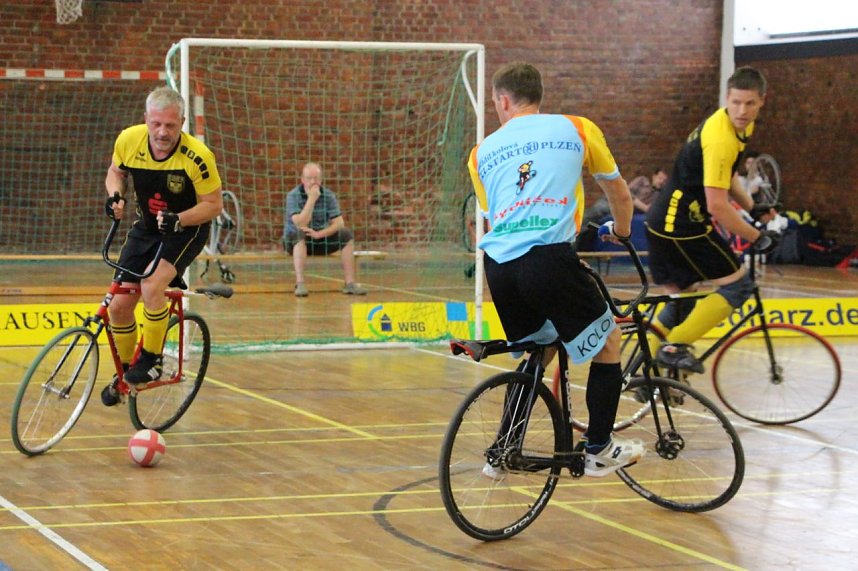 Aufstiegschance verpasst - die Konkurrenz der Ilfelder Radballer war zu stark