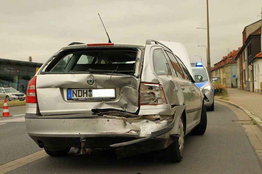Unfall auf der Helmestra&szlig;e