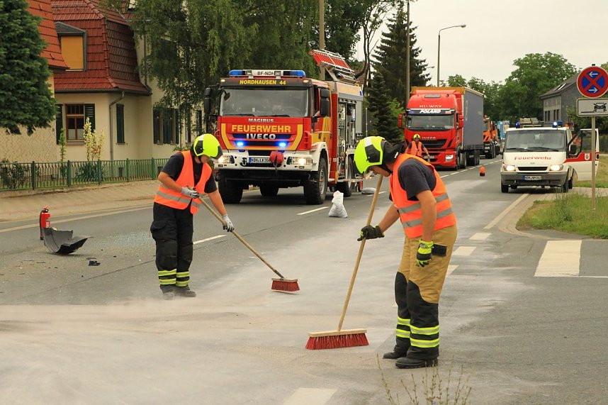 Unfall auf der Helmestra&szlig;e