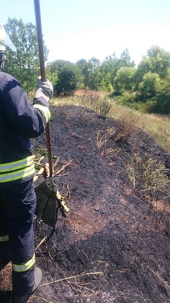 Brand in ehemaliger Kiesgrube