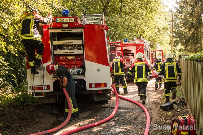 Brand am Kirchberg in Niedersachswerfen