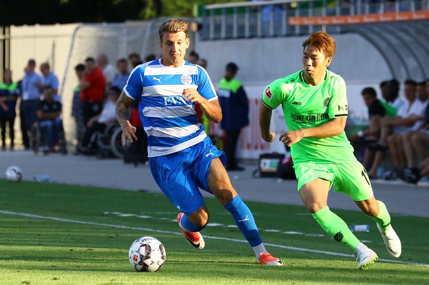 Wacker testete gegen Bundesligist in Hannover