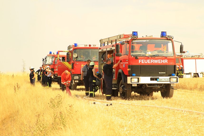 Fl&auml;chenbrand bei Gro&szlig;wechsungen