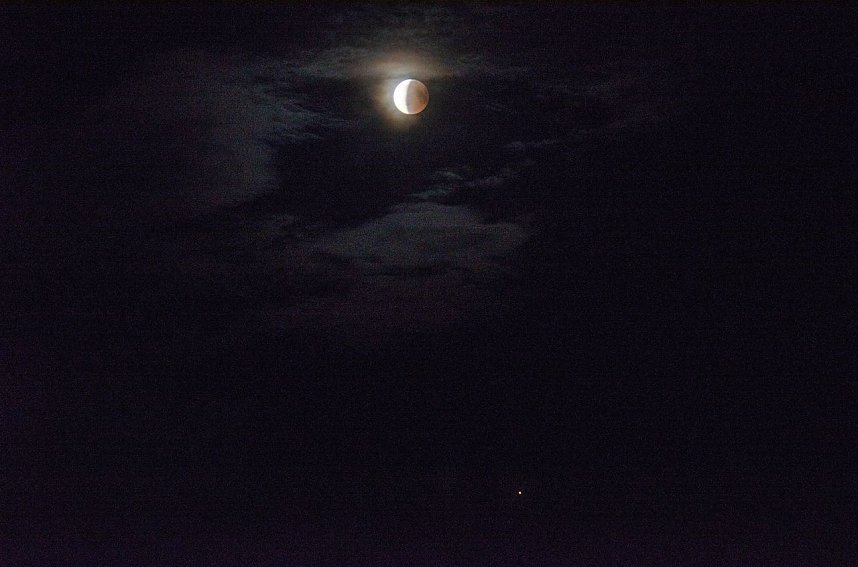 Blutmond &uuml;ber Bielen