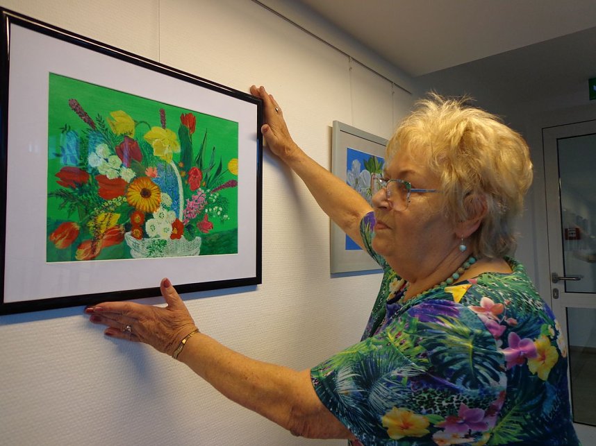 Helga Richters Impressionen in der KSK-Galerie