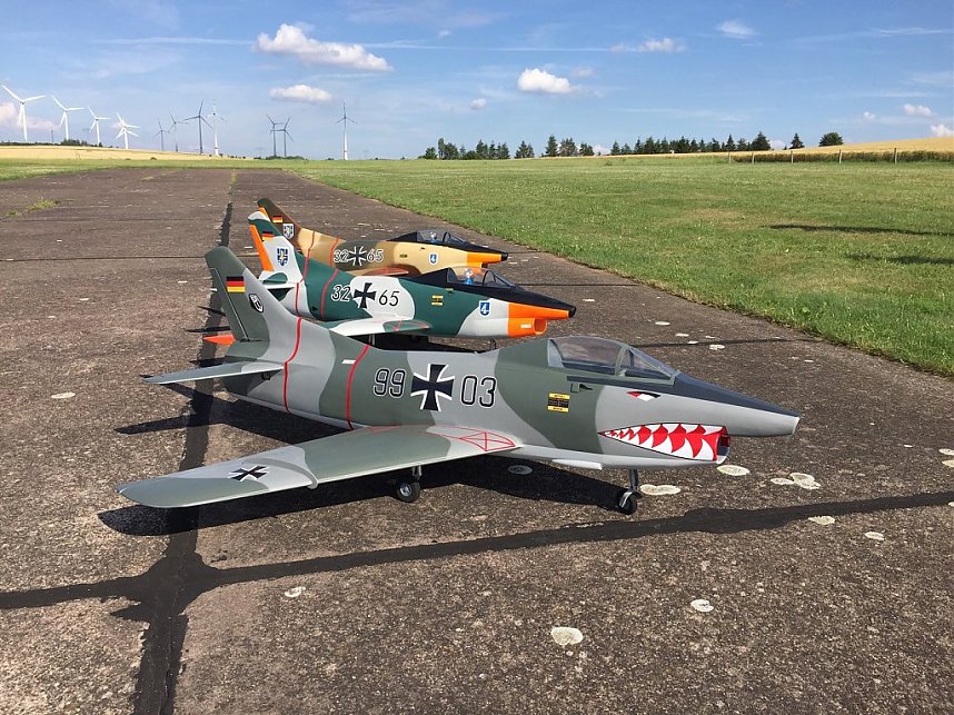 So entsteht das Modell der Fiat G91 - Die drei Prototypen