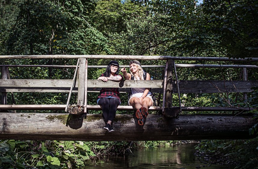 Impressionen entlang der Wanderstrecke