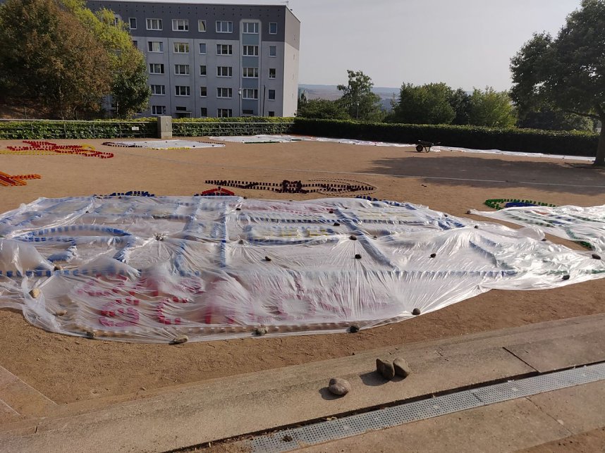 Vorbereitungen f&uuml;r das Lichterfest