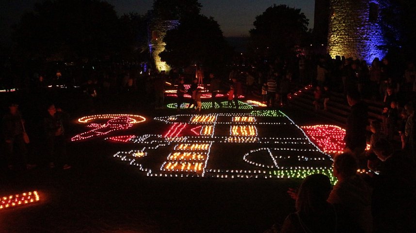 15. Lichterfest auf dem Petersberg