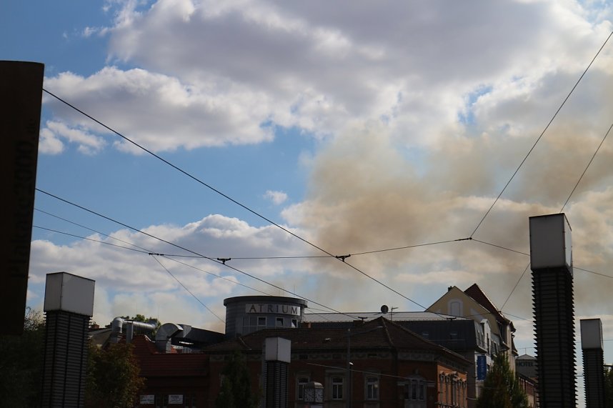 Feuer am Hauptbahnhof