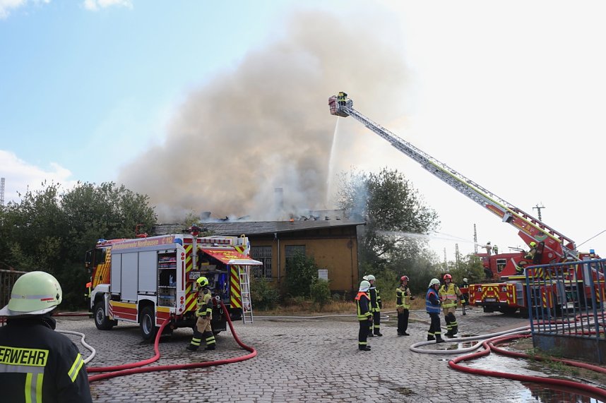 Feuer am Hauptbahnhof
