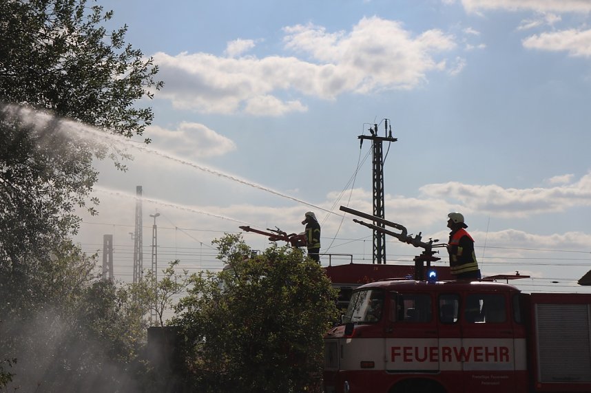 Feuer am Hauptbahnhof