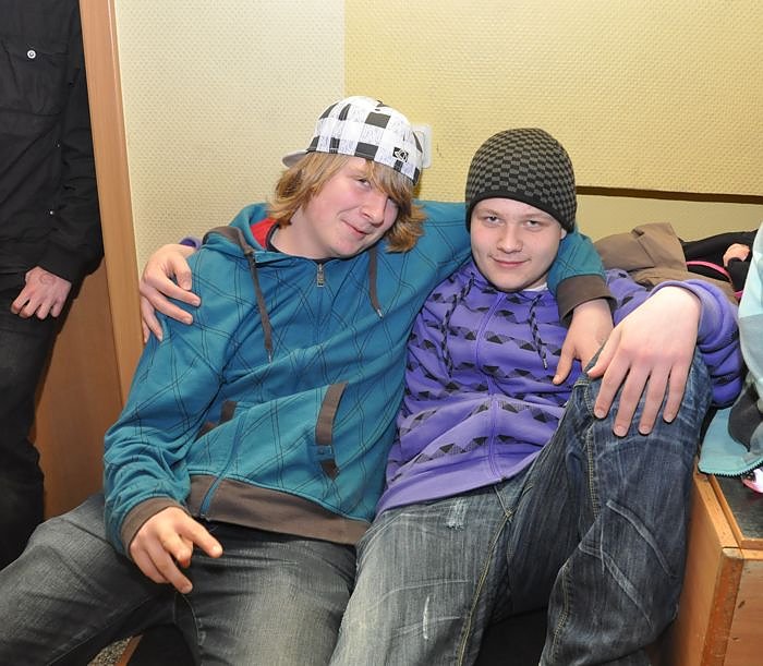 Junge Party im Klubhaus