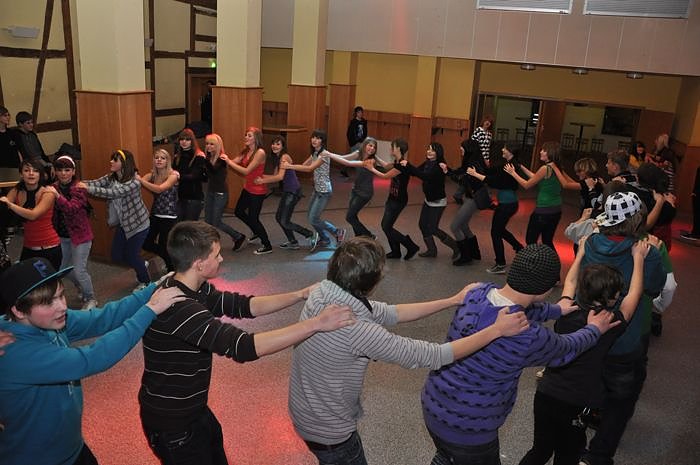 Junge Party im Klubhaus