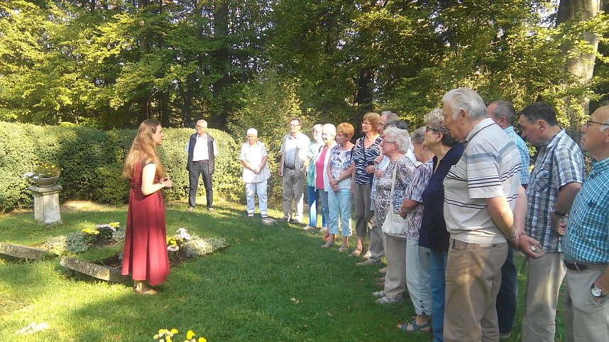 Kurt Frank zu Besuch auf Schloss Berlepsch