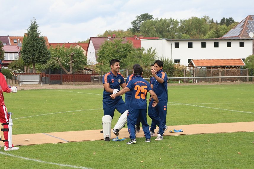 Erstes Cricket-Match des TSG Krimderode