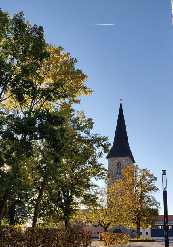 Farbenpracht auf dem Petersberg und in der Luft