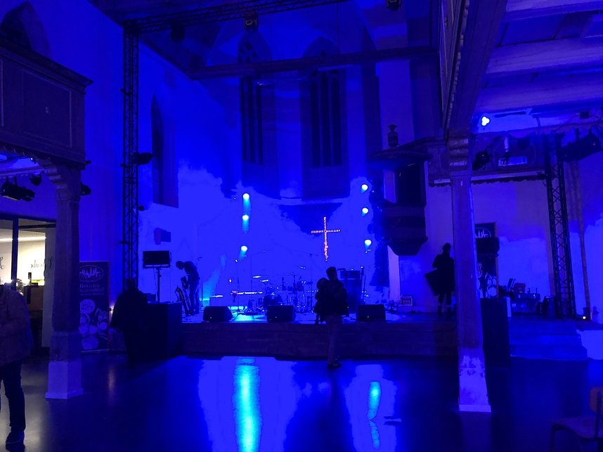 Bevor es los ging � &raquo;Wombo Orchestra&laquo; im Rahmen des 35. Nordh&auml;user Jazzfestes 2018