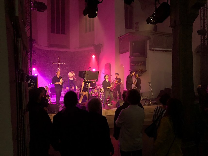 &raquo;Wombo Orchestra&laquo; im Rahmen des 35. Nordh&auml;user Jazzfestes 2018