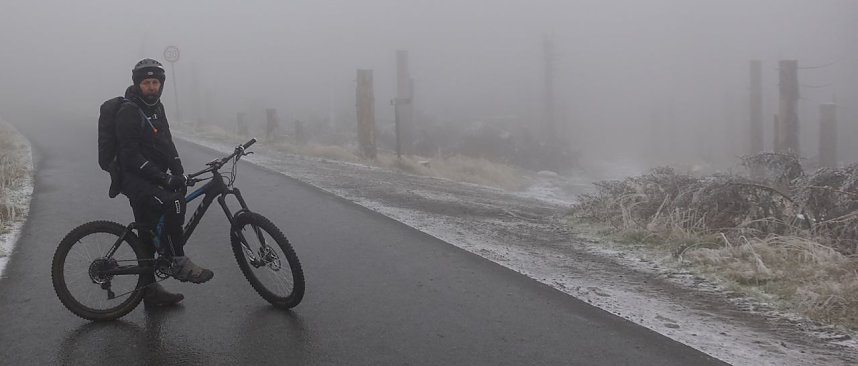 Erster Schnee auf dem Brocken