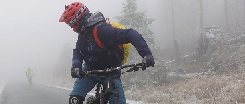 Erster Schnee auf dem Brocken