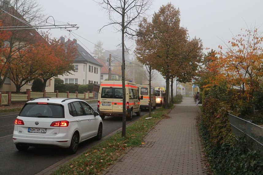 Evakuierung in Nordhausen 