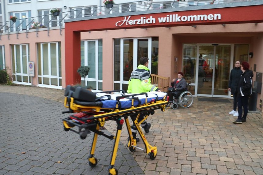 Evakuierung in Nordhausen 