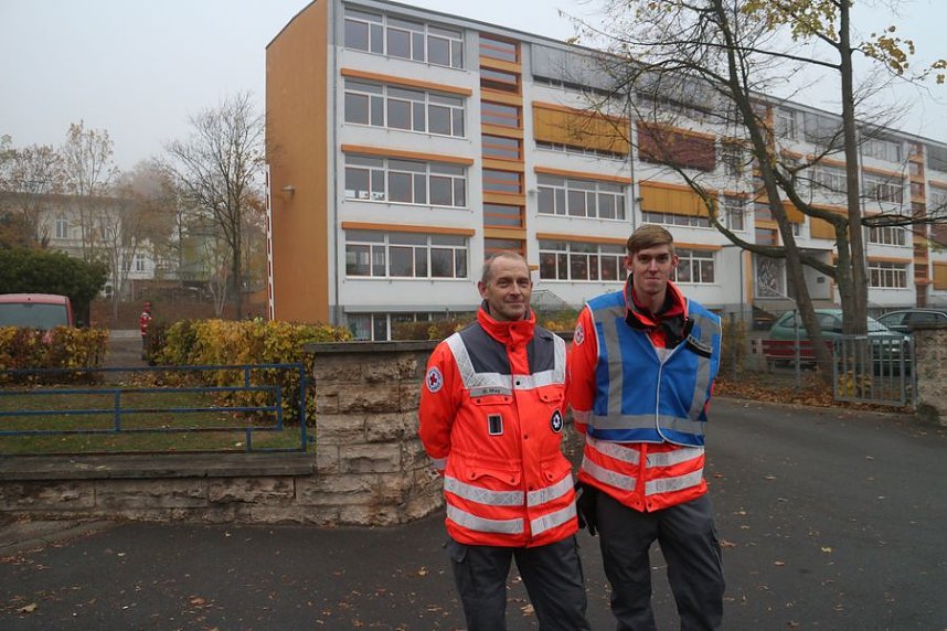 Evakuierung in Nordhausen 