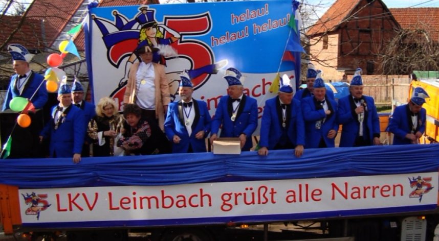 Gro&szlig;er Karnevalsumzug in Leimbach