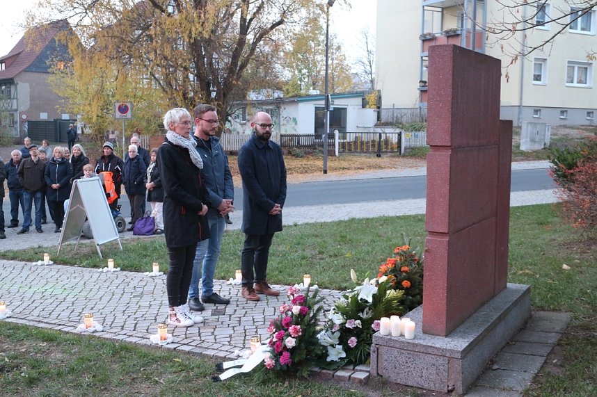 Gedenken an die Reichspogromnacht in Nordhausen