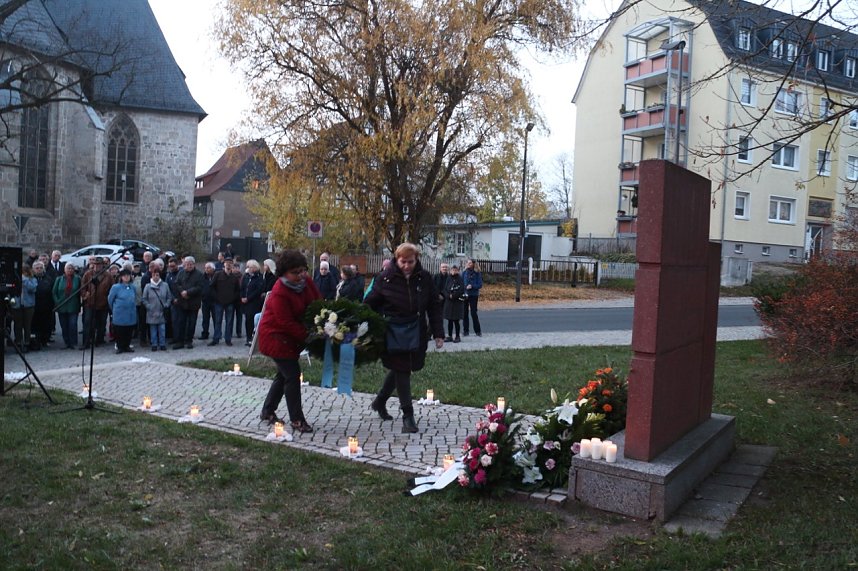 Gedenken an die Reichspogromnacht in Nordhausen