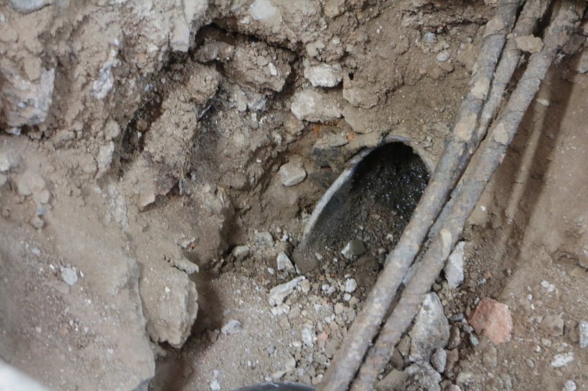 Wasserrohrbruch am Nordh&auml;user Theater wird behoben