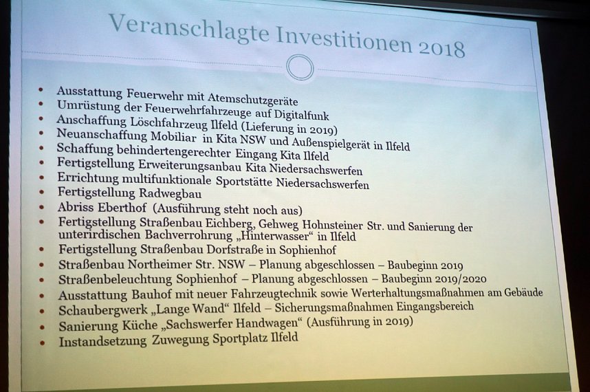 Einwohnerversammlung Ilfeld