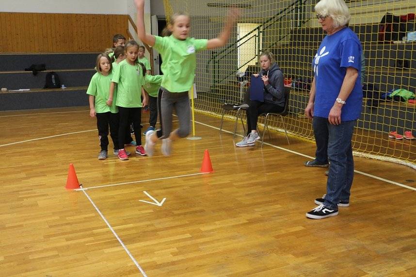 Zweiter Sensomotorischer Test in der Nordh&auml;user Ballspielhalle