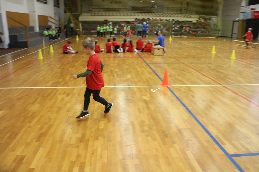 Zweiter Sensomotorischer Test in der Nordh&auml;user Ballspielhalle