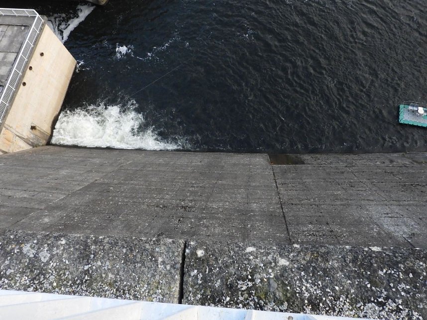 Wenig Wasser in der Talsperre