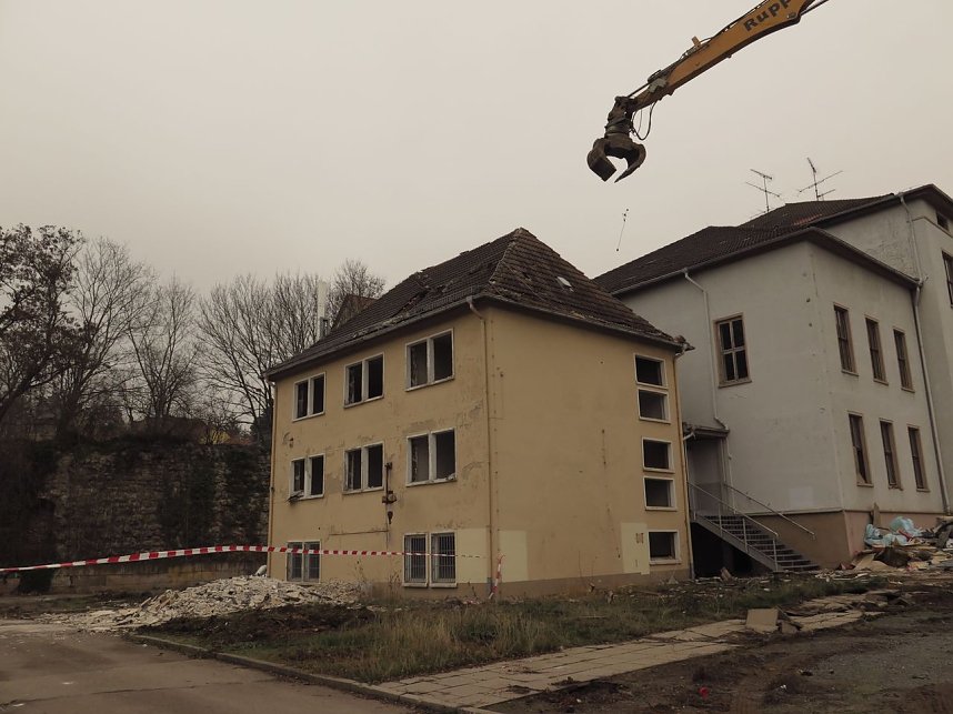 Der Abriss hat begonnen